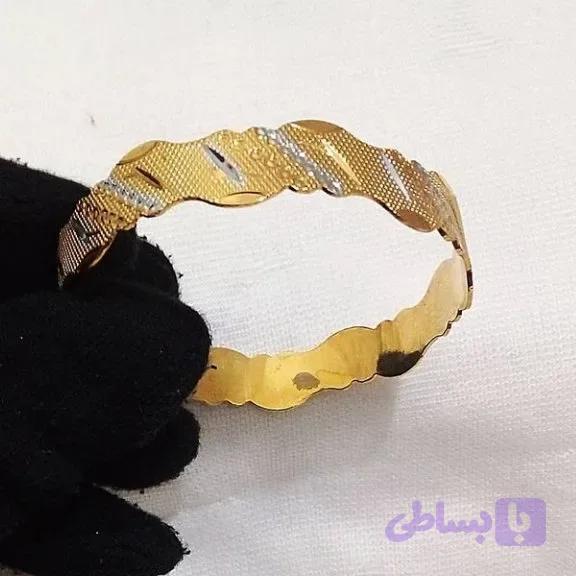 النگو زنانه هندی مشابه طلا رنگ طلایی ضد حساسیت