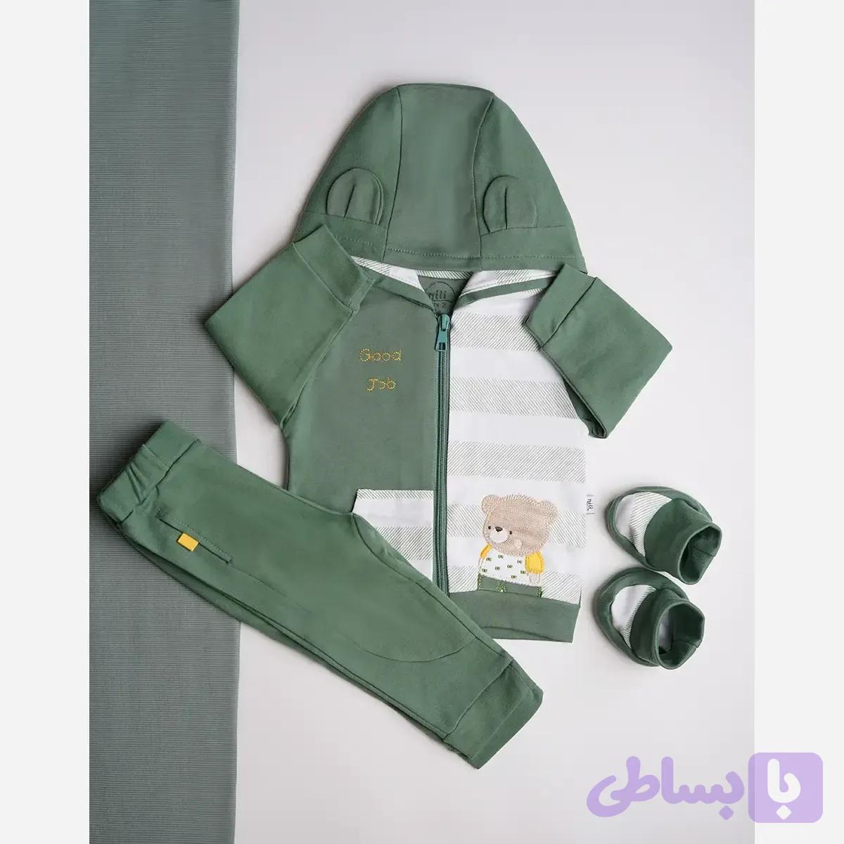 سوییشرت نخی نوزادی لاکی