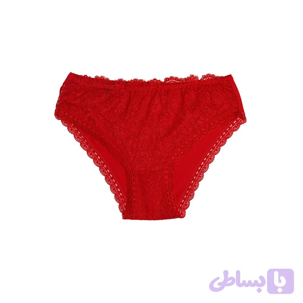 شورت زنانه اسلیپ جلو دانتل نانسی سایز 2XL جنس دانتل