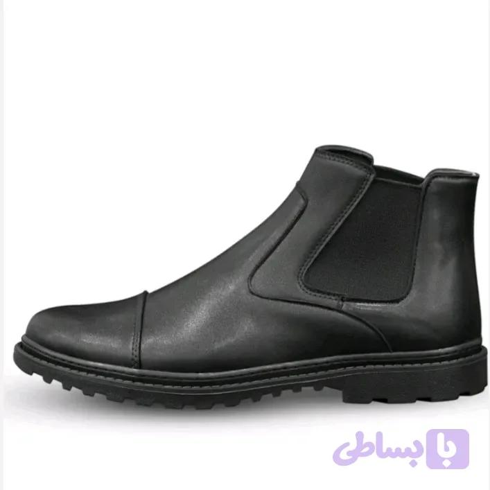 نیم بوت مردانه رویه چرم درجه یک دوردوخت سبک و راحت سایز 40 تا 44