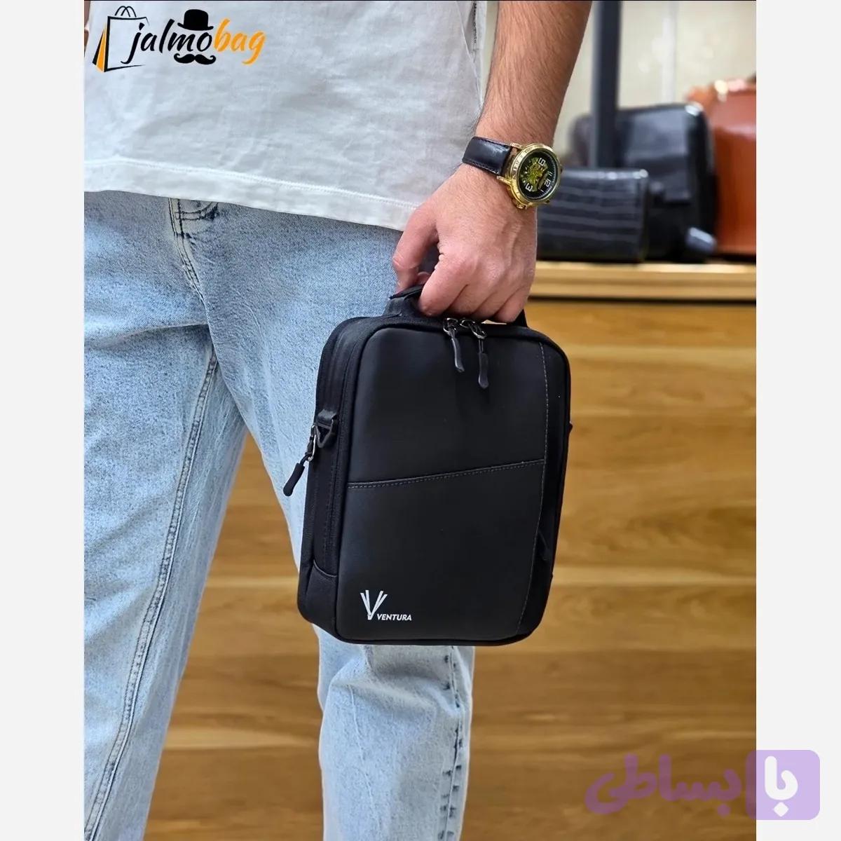 کیف دوشی دستی اسپرت ضد آب اسکین و برزنت خارجی
