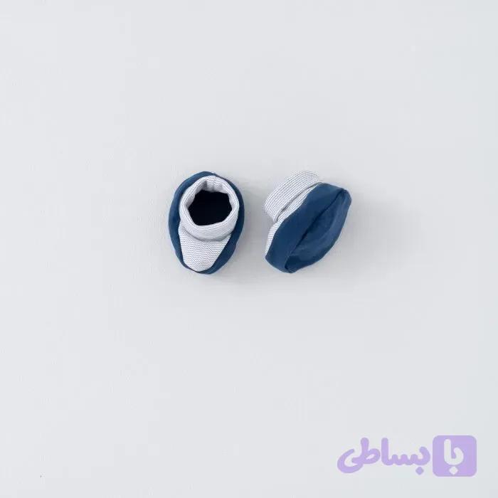 پاپوش نوزادی طرح ماشین نخ پنبه ضد حساسیت