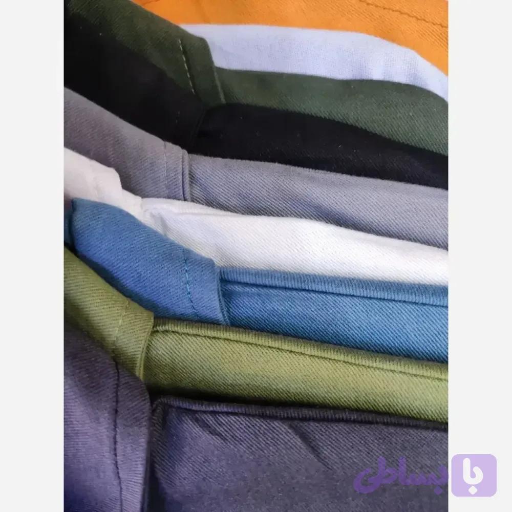 مانتو پانچ کتان دو جیب اسپرت زنانه سایز 40 تا 48
