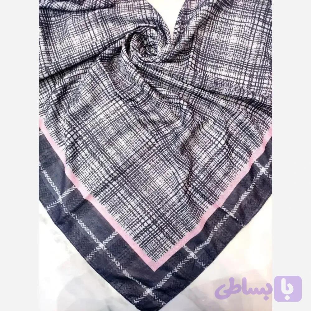 پک 6 عددی روسری نخی زنانه دوردوز قواره یک متری رنگبندی متنوع