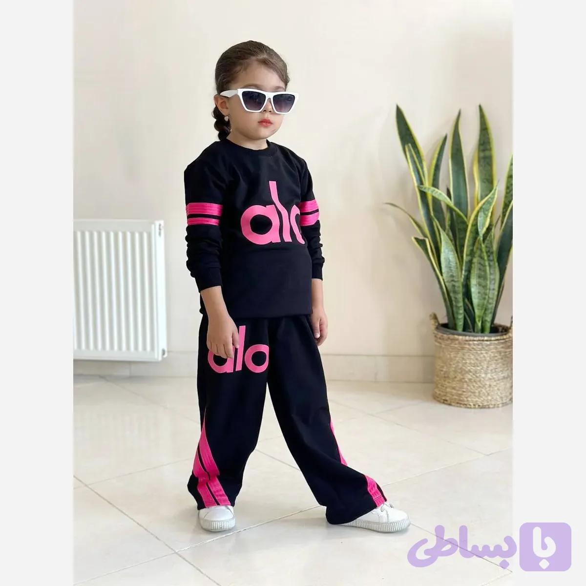ست بلوز و شلوار بگ دخترانه مدل alo