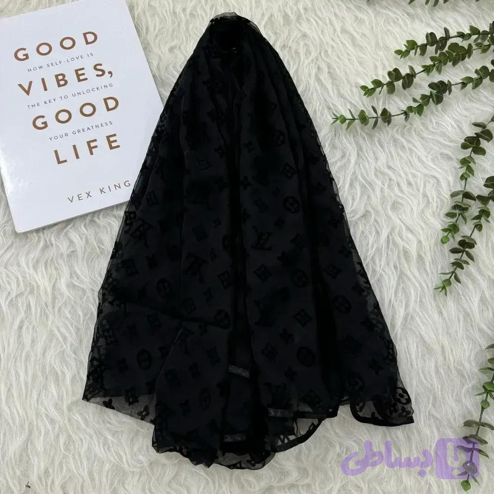شال حریر زنانه طرح LV قواره 190 در 80 سانتیمتر
