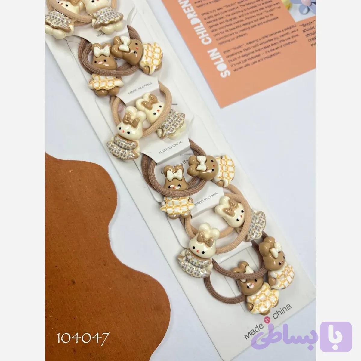 پک دو عددی کش مو خرگوشی و گیره تق تقی تدی