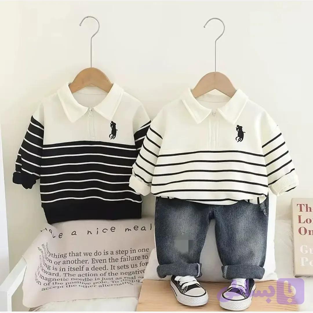 ست پولوشرت و شلوار جین بچگانه برند 415polo مناسب 1.5 تا 6 سال