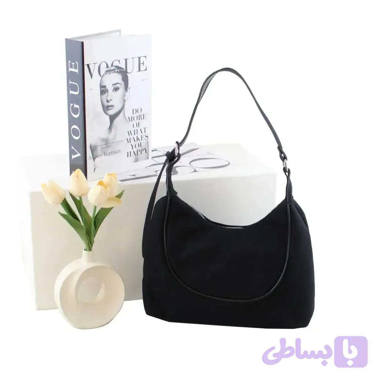 کیف زنانه پارچه ای اسپرت و روزمره زیپ دار