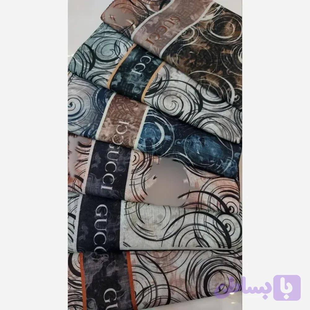 عمده روسری نخی قواره یک متری دوردخت میکس
