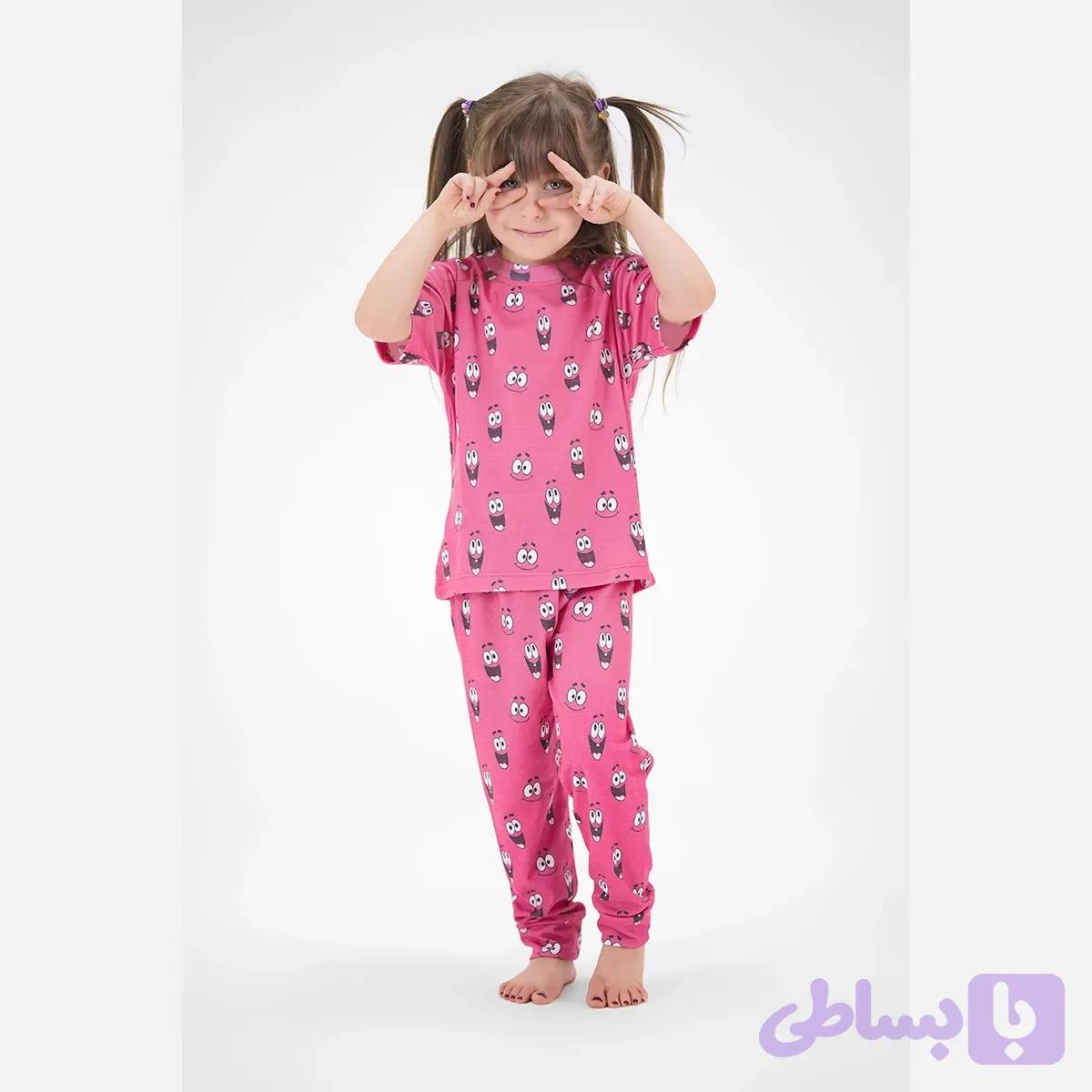 ست تیشرت و شلوار بچگانه طرح پاتریک جنس نخ پنبه