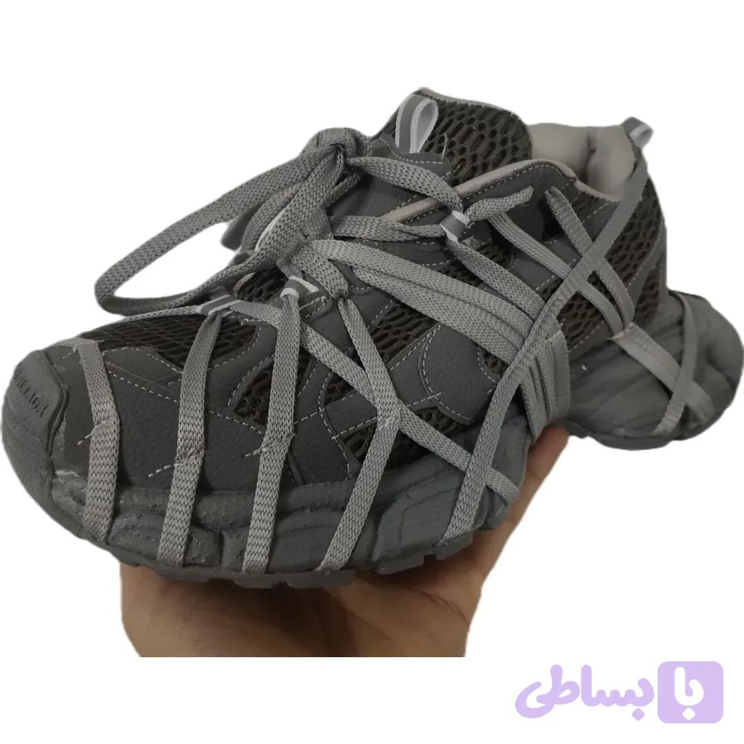 کفش اسپرت بالنسیاگا خاکستری لژدار پسرانه دخترانه زنانه سایز 37 تا 40