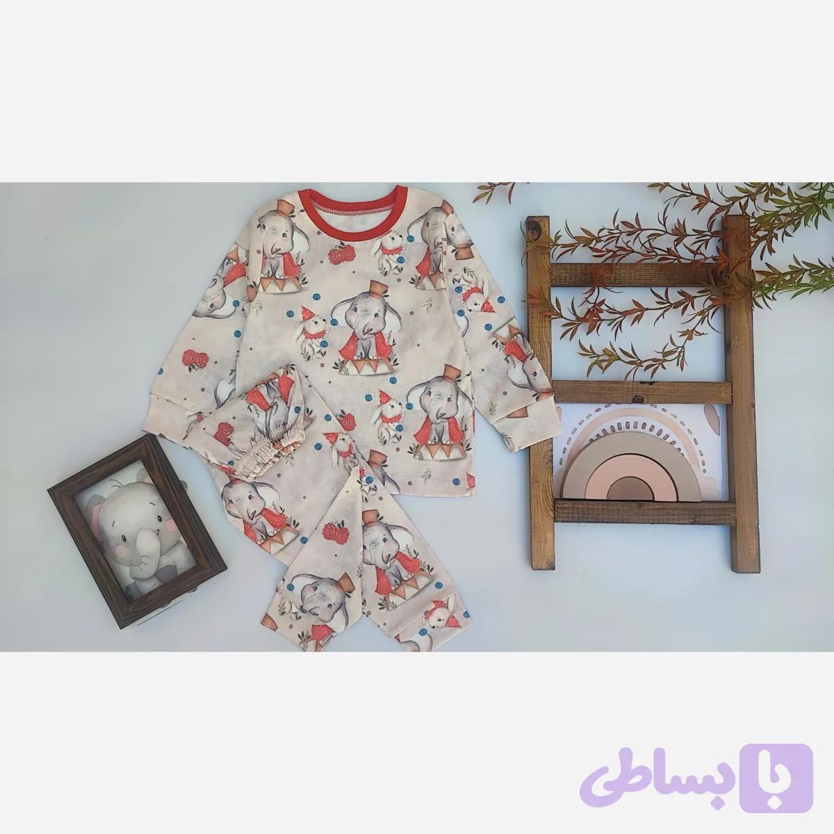 بلوز و شلوار راحتی بچگانه طرحدار سایز 35 تا 45