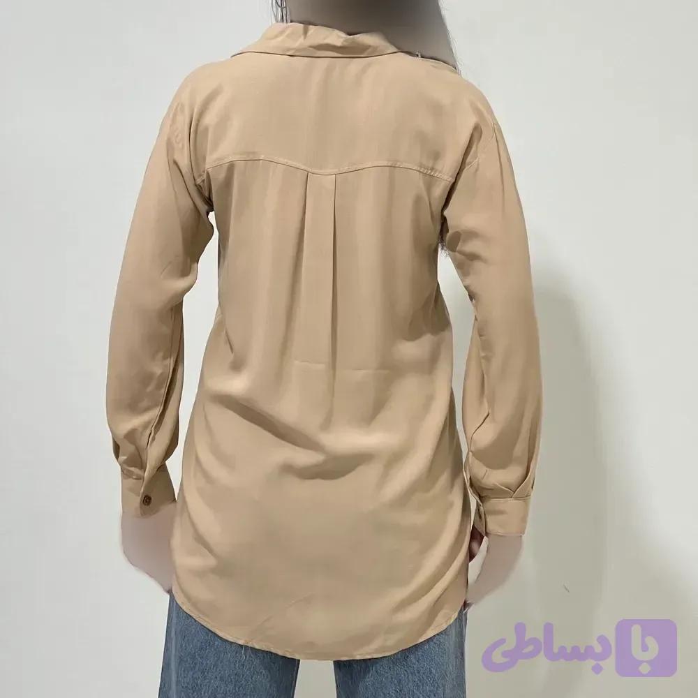 شومیز زنانه ململ بیسیک پرند 1071 تمام نخ خنک مناسب سایز 38 تا 48