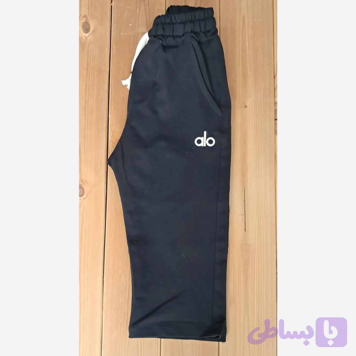 شلوار اسلش پنبه سوپر گلکسی اسپرت بچگانه رنگ مشکی سایز 50 تا 95
