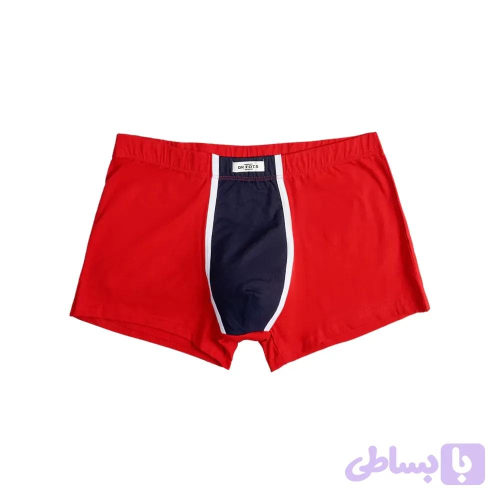 شورت مردانه پادار جلو نوار دوزی برند آتیس نخ و پنبه