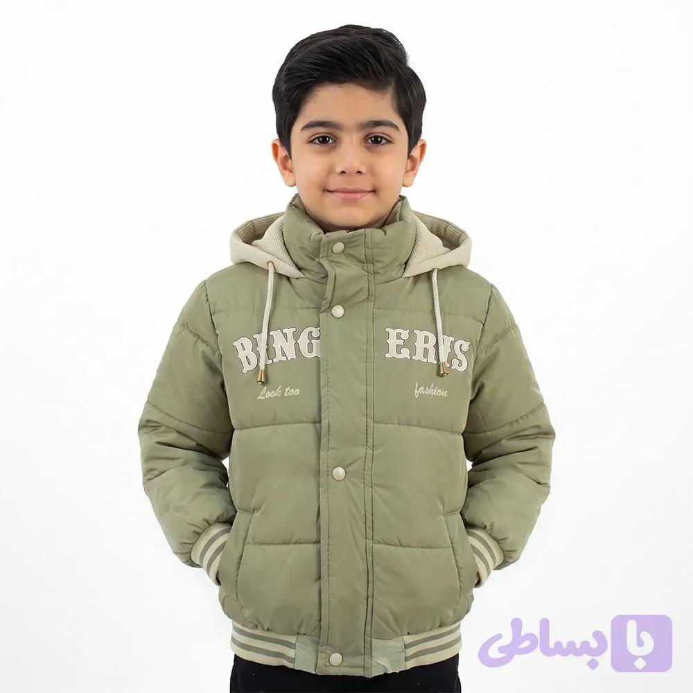 کاپشن سیلیکونی پسرانه سبز