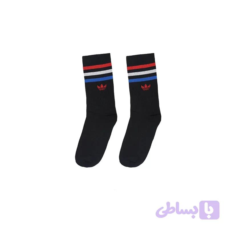 جوراب مردانه ساقدار طرح آدیداس فری سایز مناسب سایز 40 تا 44