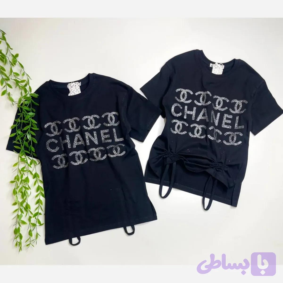 تیشرت دخترانه پنبه ترک گتردار سایز 3 تا 10 سال