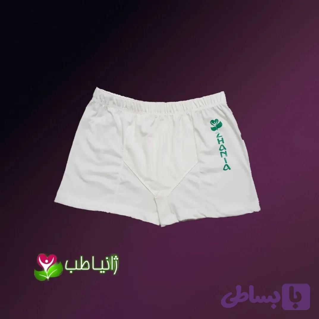 شورت نیم پا مردانه ژانیاطب صد در صد نخی ضد بو و قارچ مناسب مردانه و نوجوان