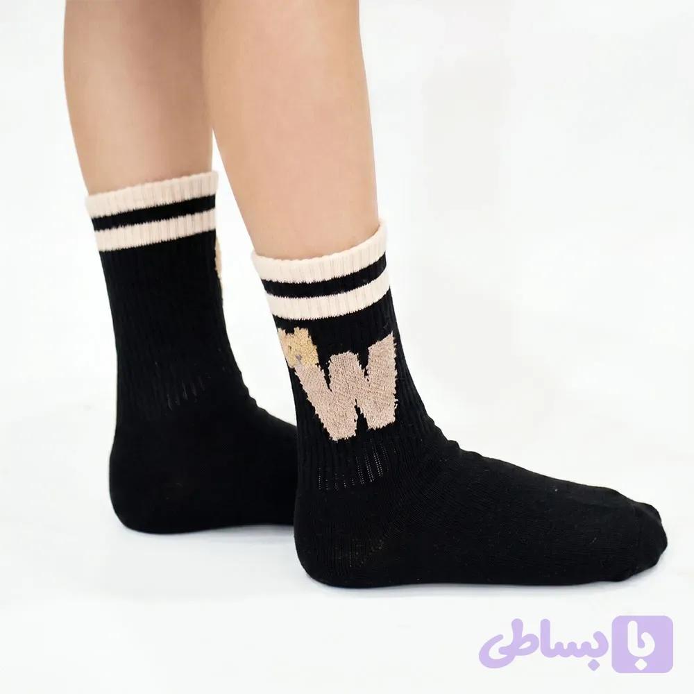 جوراب بچگانه پنبه ای مشکی ایرانی