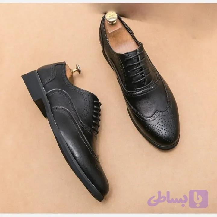 کفش مردانه رسمی مجلسی مدل کسری چرم درجه یک سایز 40 تا 44