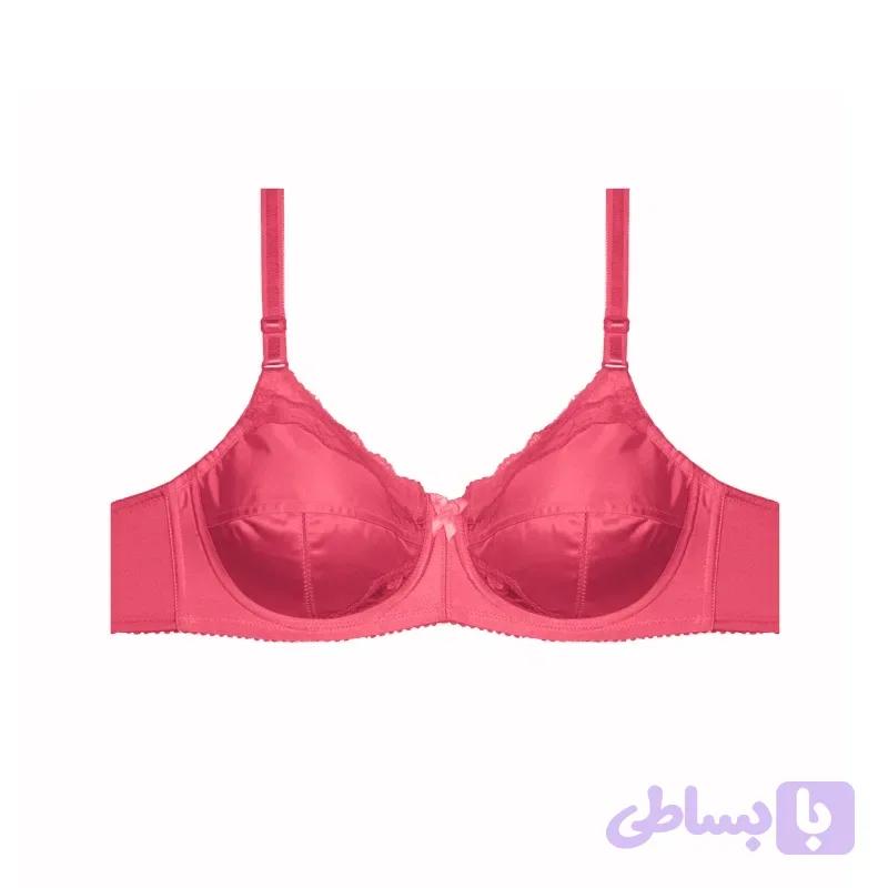 سوتین زنانه فنردار پروانه ای لین Leen سایز B جنس پرلون و تور
