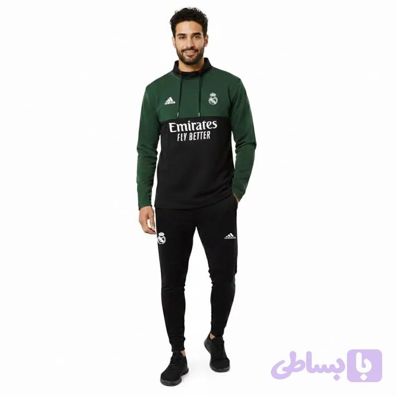 ست سویشرت و شلوار راحتی مردانه مدل real پنبه جودون دو تکه