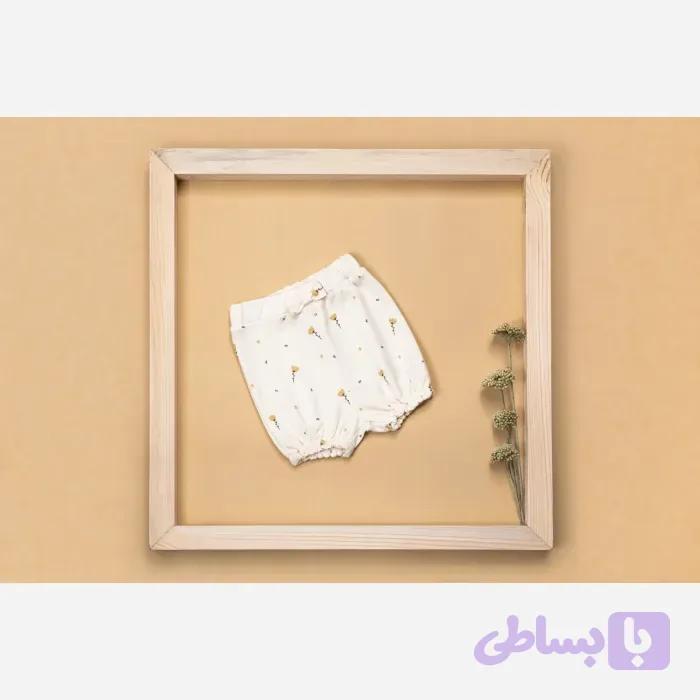 شورت نیم پا نخی زنانه مرلین مدل 9535
