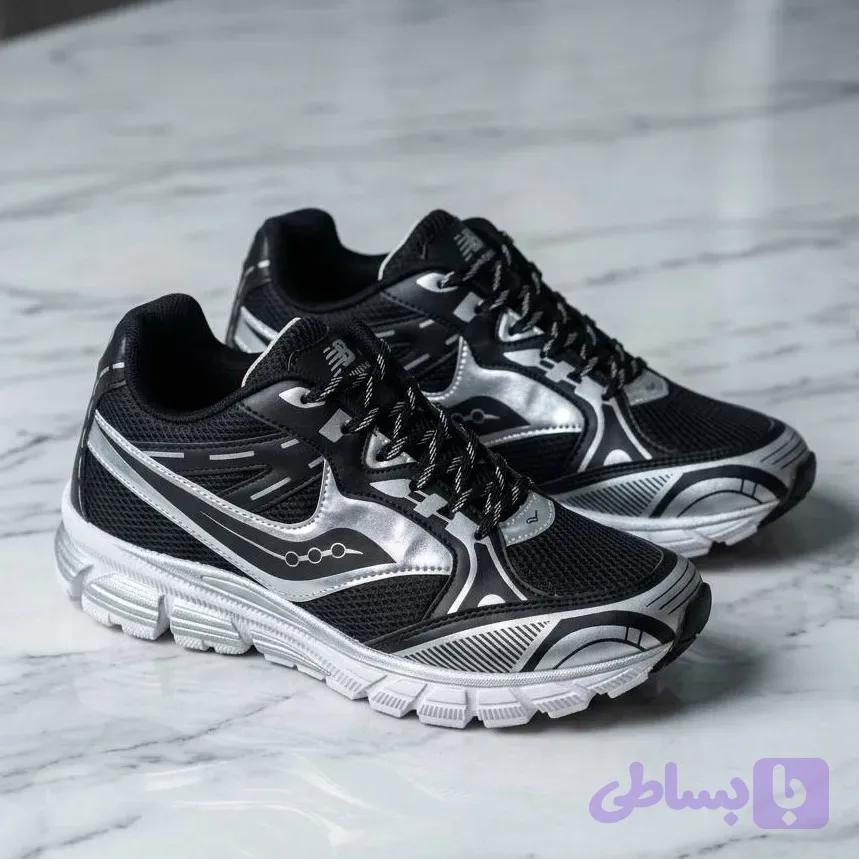 کفش کتونی مردانه ساکونی نیو فیس مشکی طوسی
