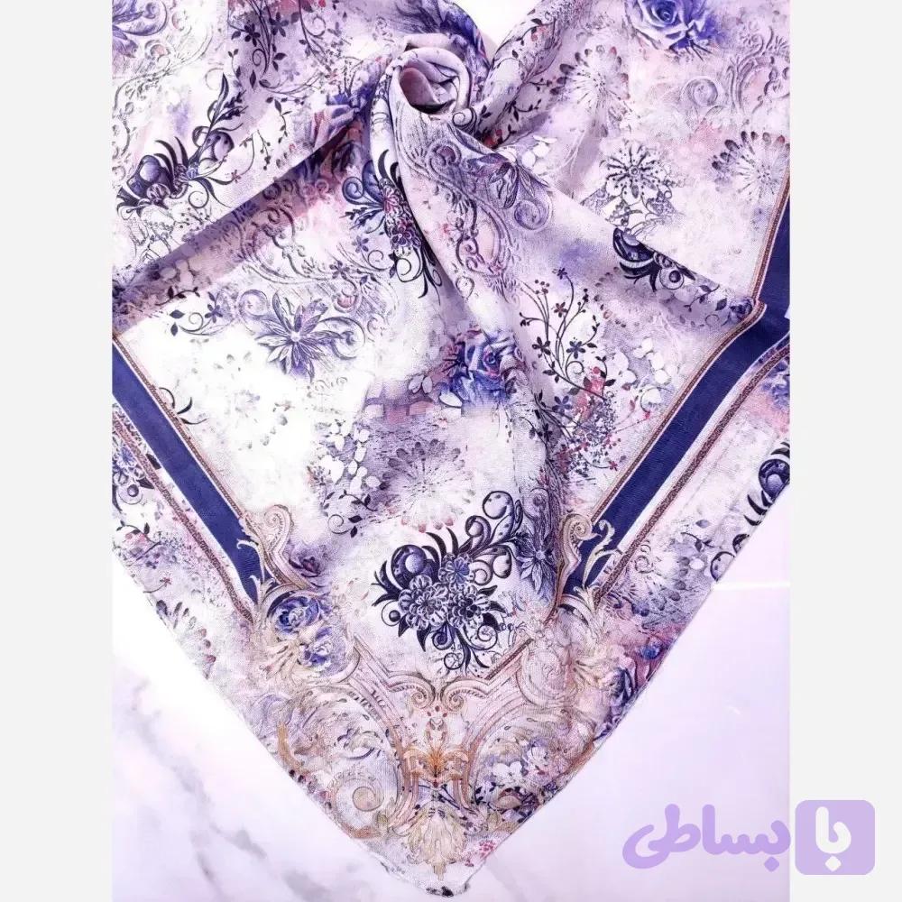 عمده روسری نخی قواره یک متری دوردخت میکس