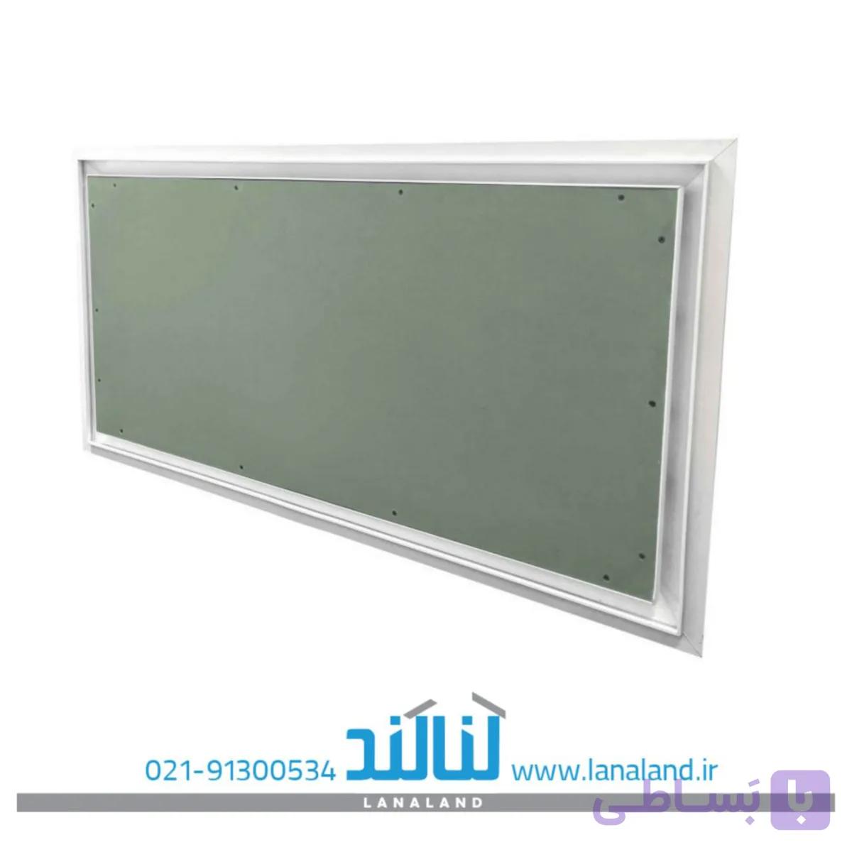 دریچه زیر فن کوئل گریل دار با قفل و لولا _80*100