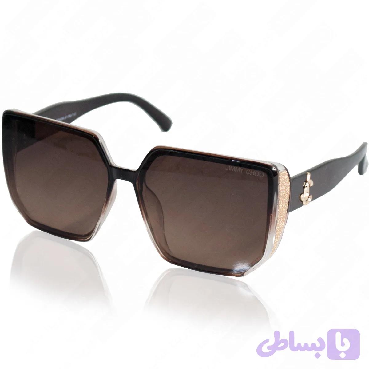 عینک آفتابی زنانه جیمی چو jimmy choo شاین دار کیفیت عالی کد 2021 با رنگبندی