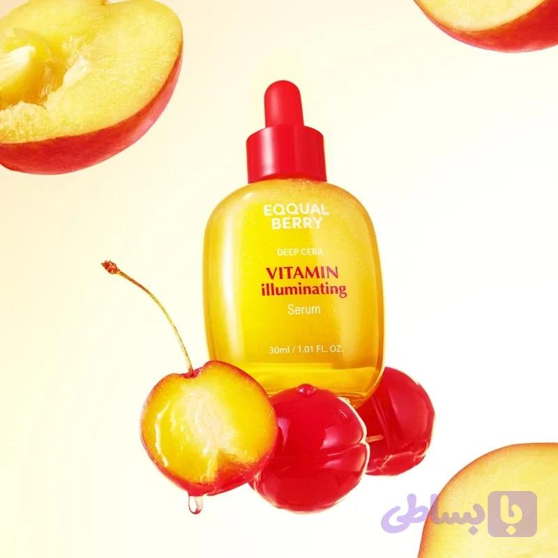 سرم ضد لک و روشن‌کننده پوست اکوال بری مدل Vitamin Illuminating مناسب برای انواع پوست حجم 30 میلی‌ لیتر