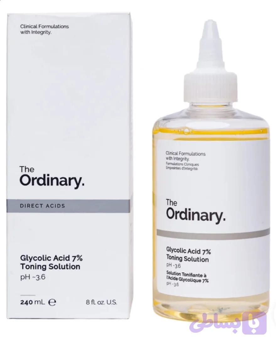 نام محصول تونر گلایکولیک اسید 7% اوردینری (Exfoliating Solution)