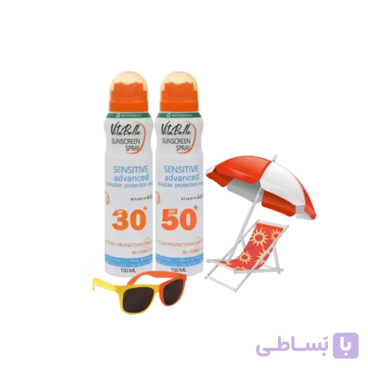 اسپری ضد آفتاب ویتابلا SPF۵۰_۳۰