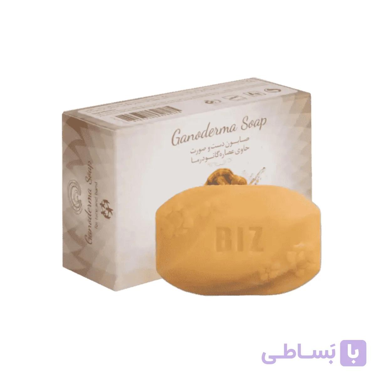 صابون بیز قارچ گانودرما روشن کننده و لایه بردار