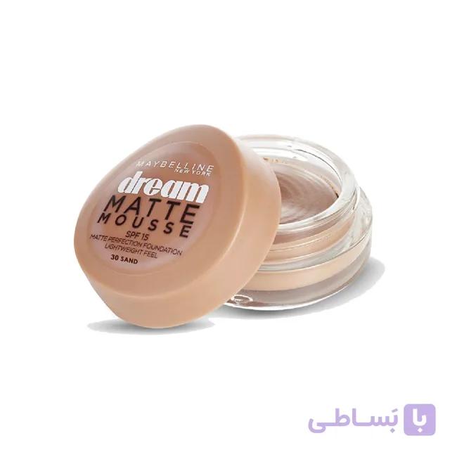 مت موس میبلین شماره 30 مدل DREAM MATTE MOUSSE SAND — تصویر 1
