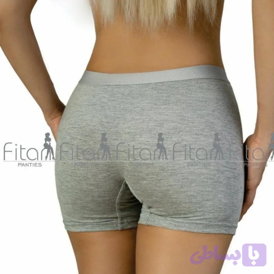 شورت پادار نخی فیتن کد 105 سایز L XL 2XL