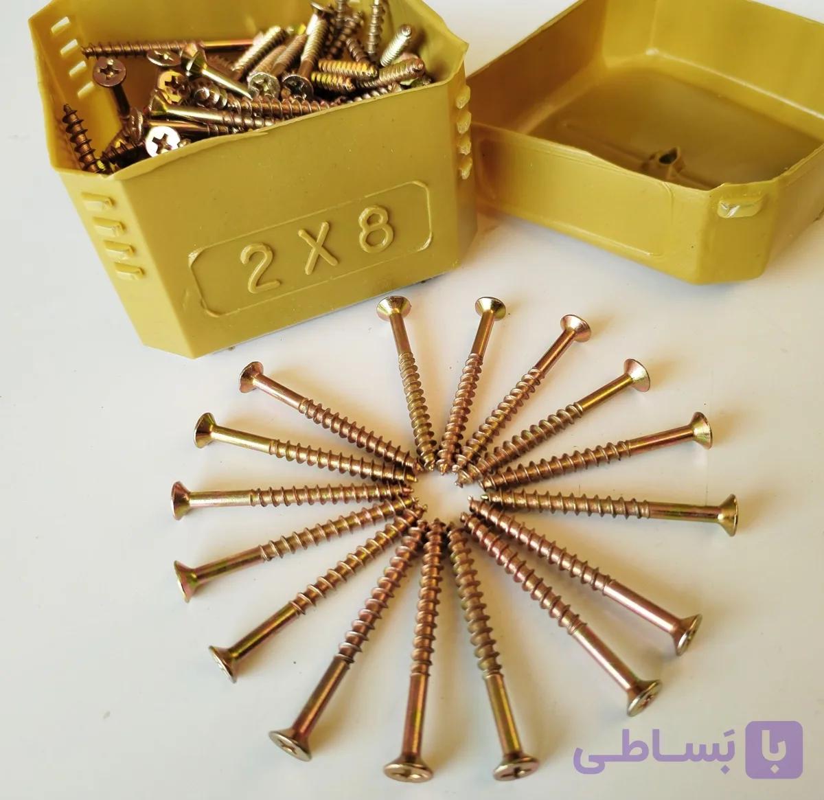 پیچ چوب 4 سو 8 سانت
