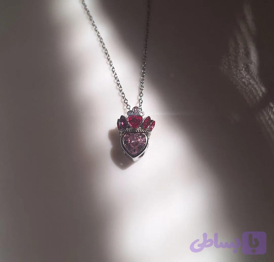 گردنبند سواروسکی طرح راپونزل
