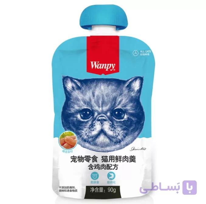 پودینگ گربه ونپی طعم ماهی تن 90 گرمی