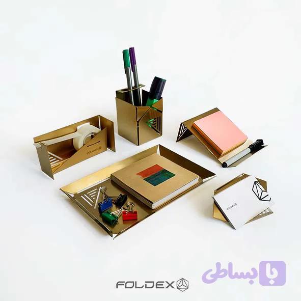 ست اداری رومیزی فولدکس (مجموعه 5 عددی) — تصویر 1