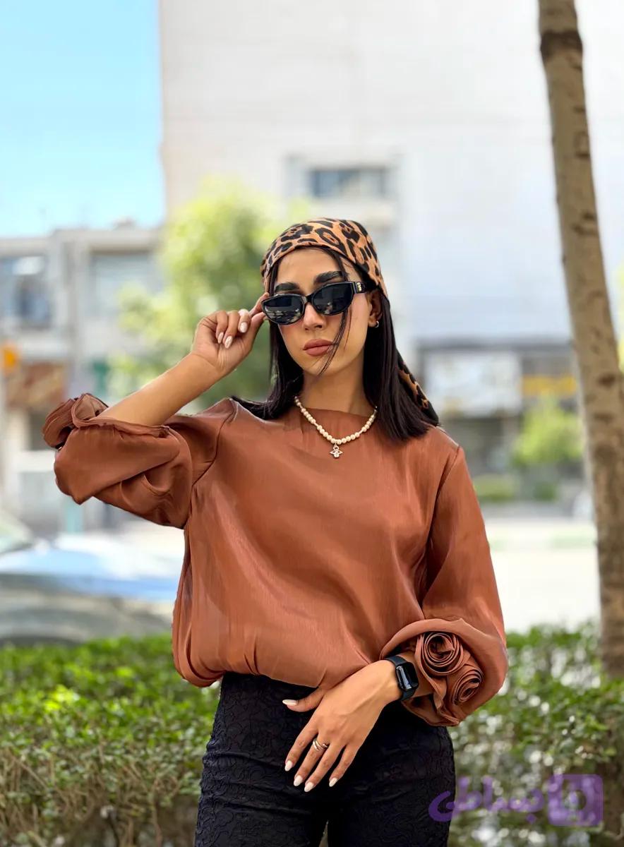 شومیز کریستالی شیشه ای