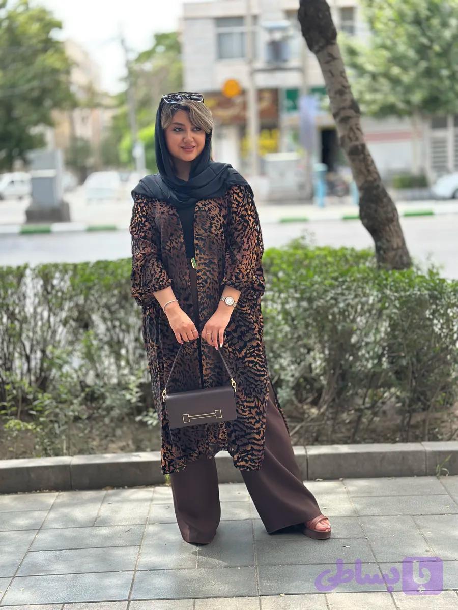 مانتو مجلسی پلنگی