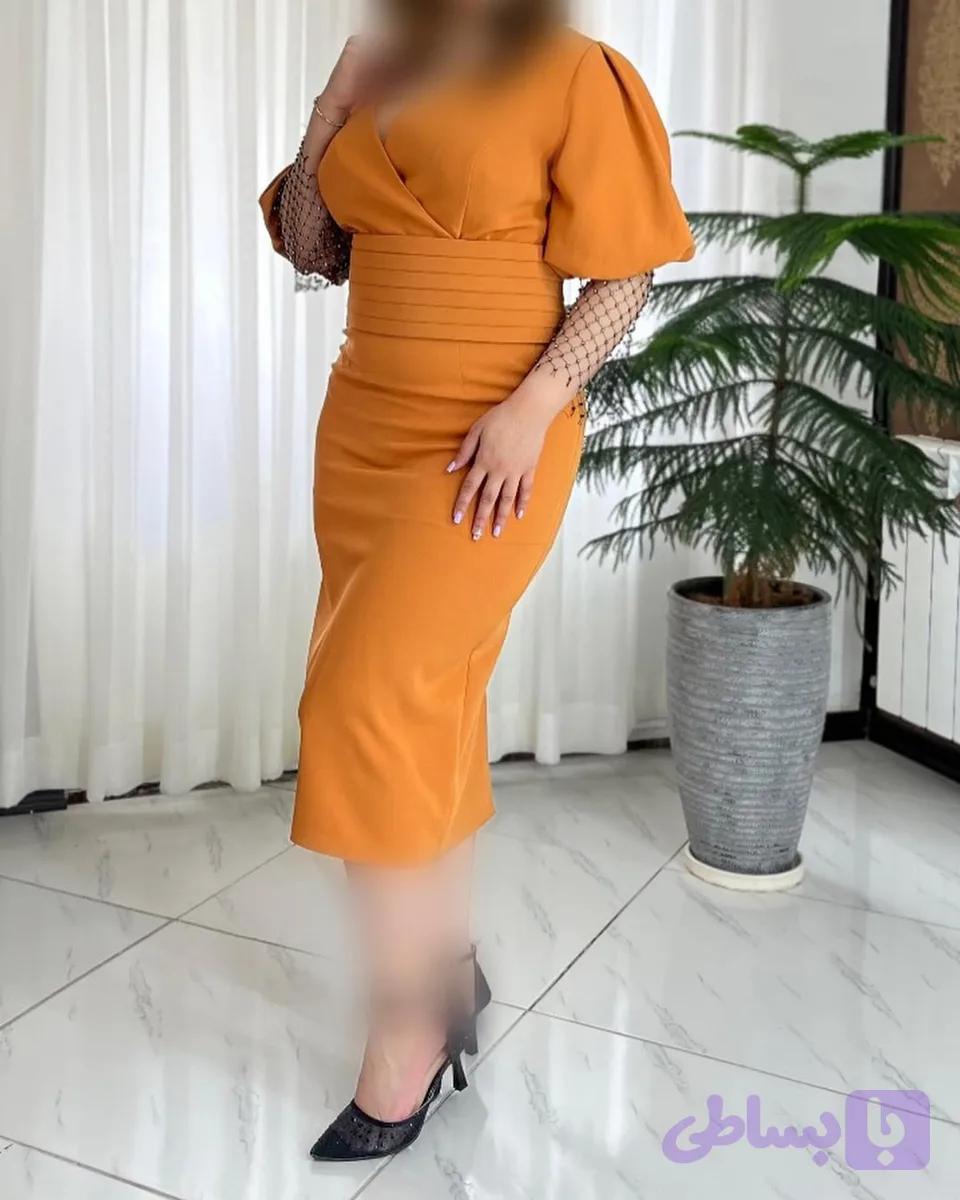پیراهن مجلسی آجری