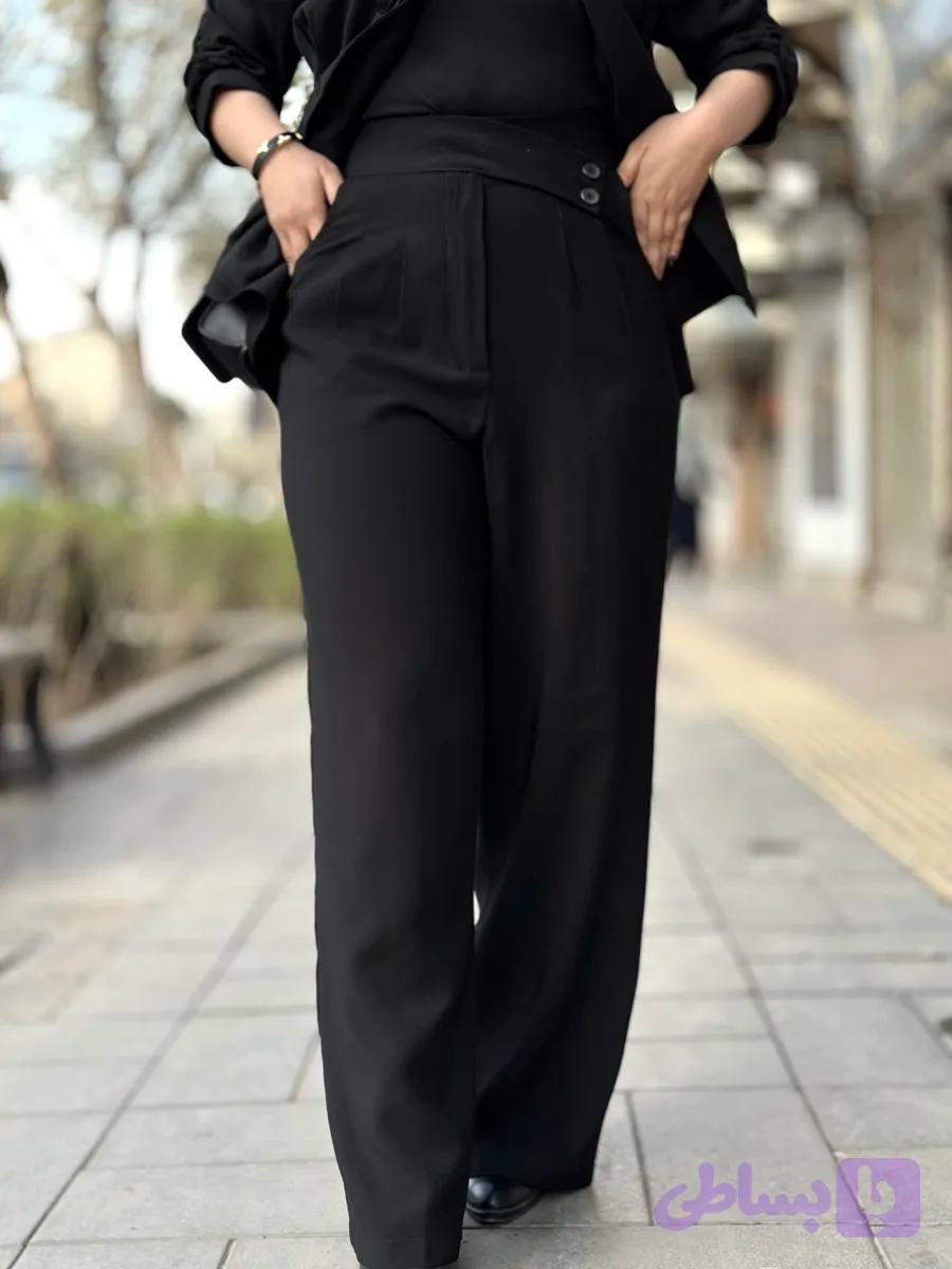 شلوار بگ کمر کج