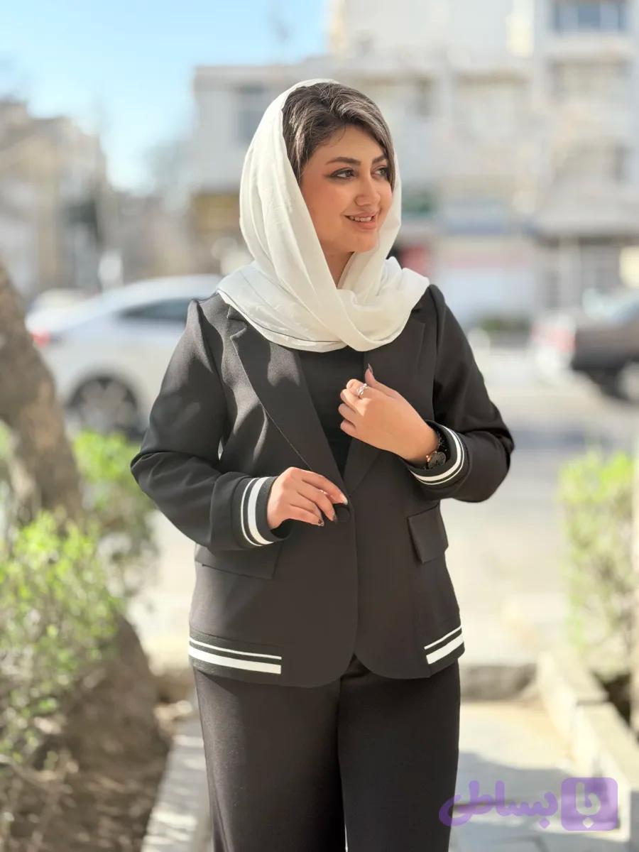 کت مشکی اسپرت