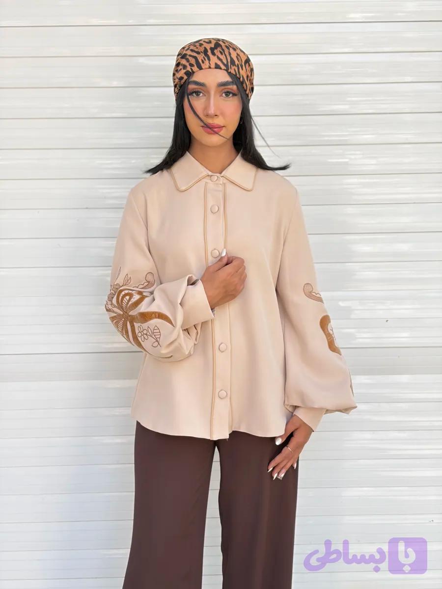 شومیز گلدوزی (کد LU9LM)