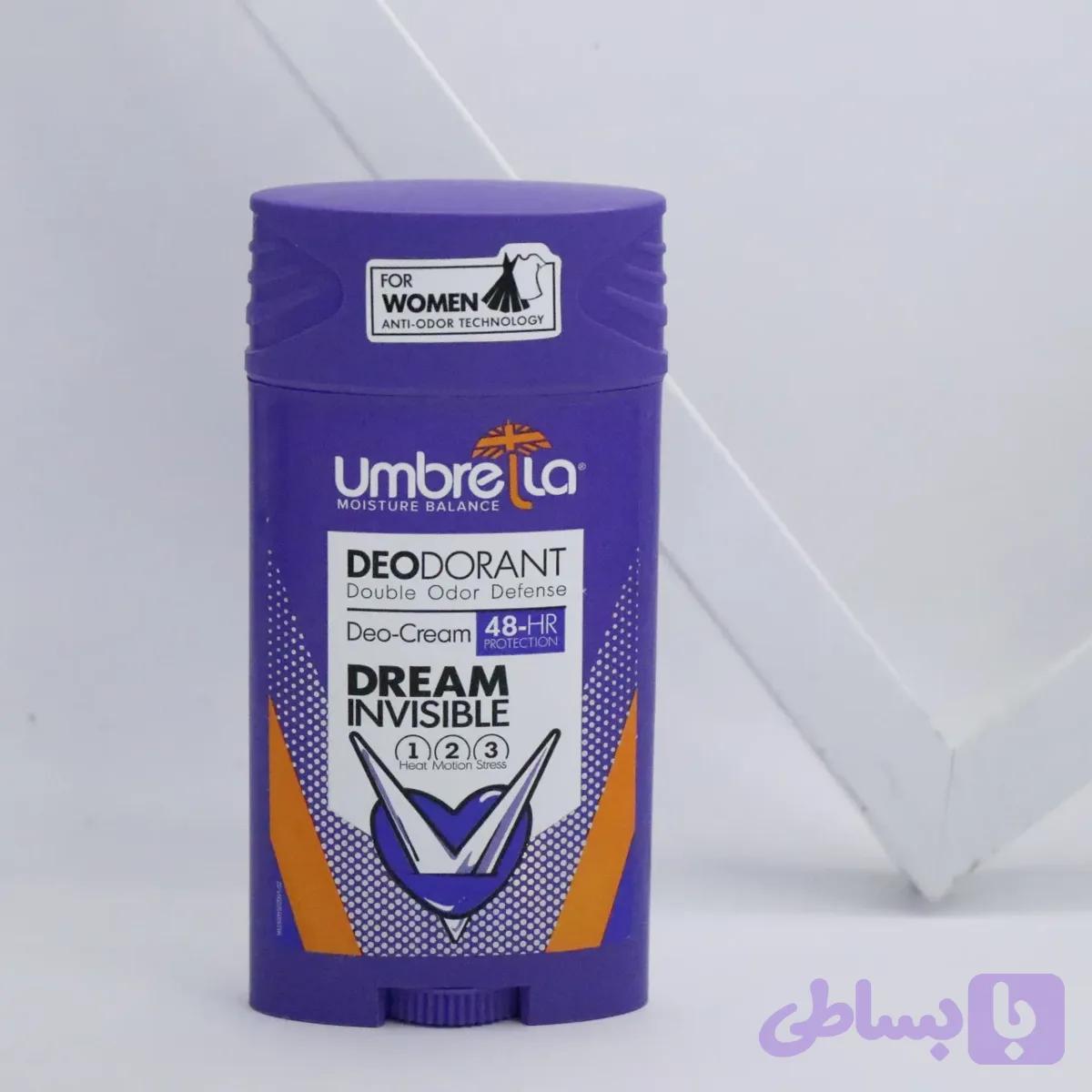 استیک ضد تعریق زنانه آمبرلا مدل DREAM INVISIBLE حجم 90